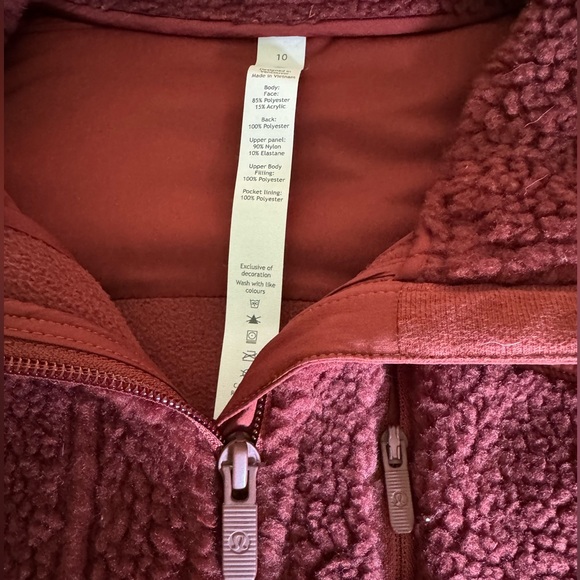 Lululemon textured fleece full zip jacket - Picture 2 of 6